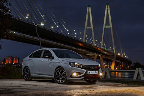 Das Lada Vesta Wallpaper 480x320