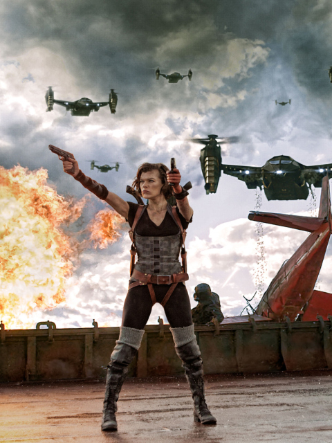 Screenshot №1 pro téma Resident Evil Retribution 480x640