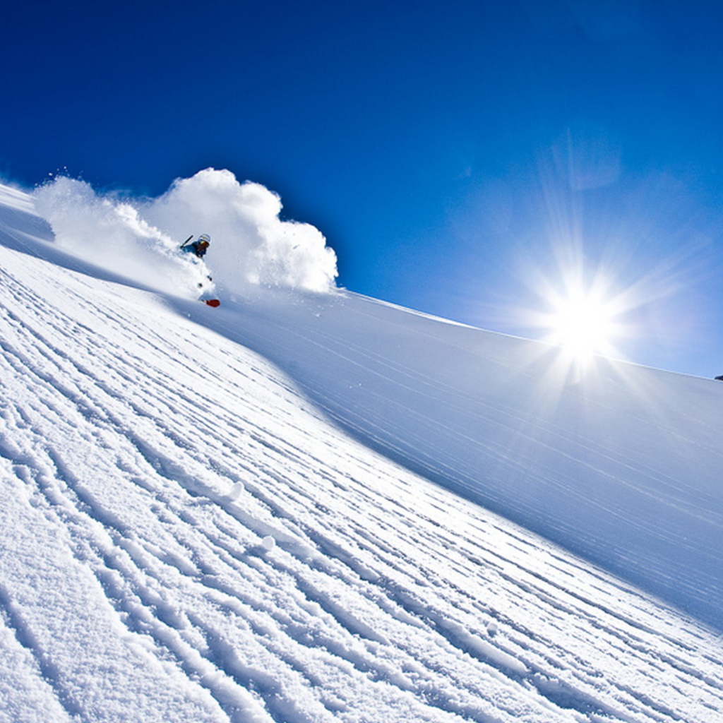 Обои Alpine Skiing 1024x1024