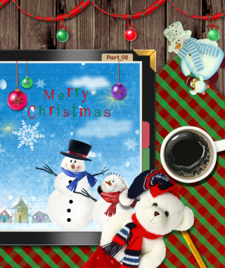 Christmas Desk - Obrázkek zdarma pro Samsung Fin