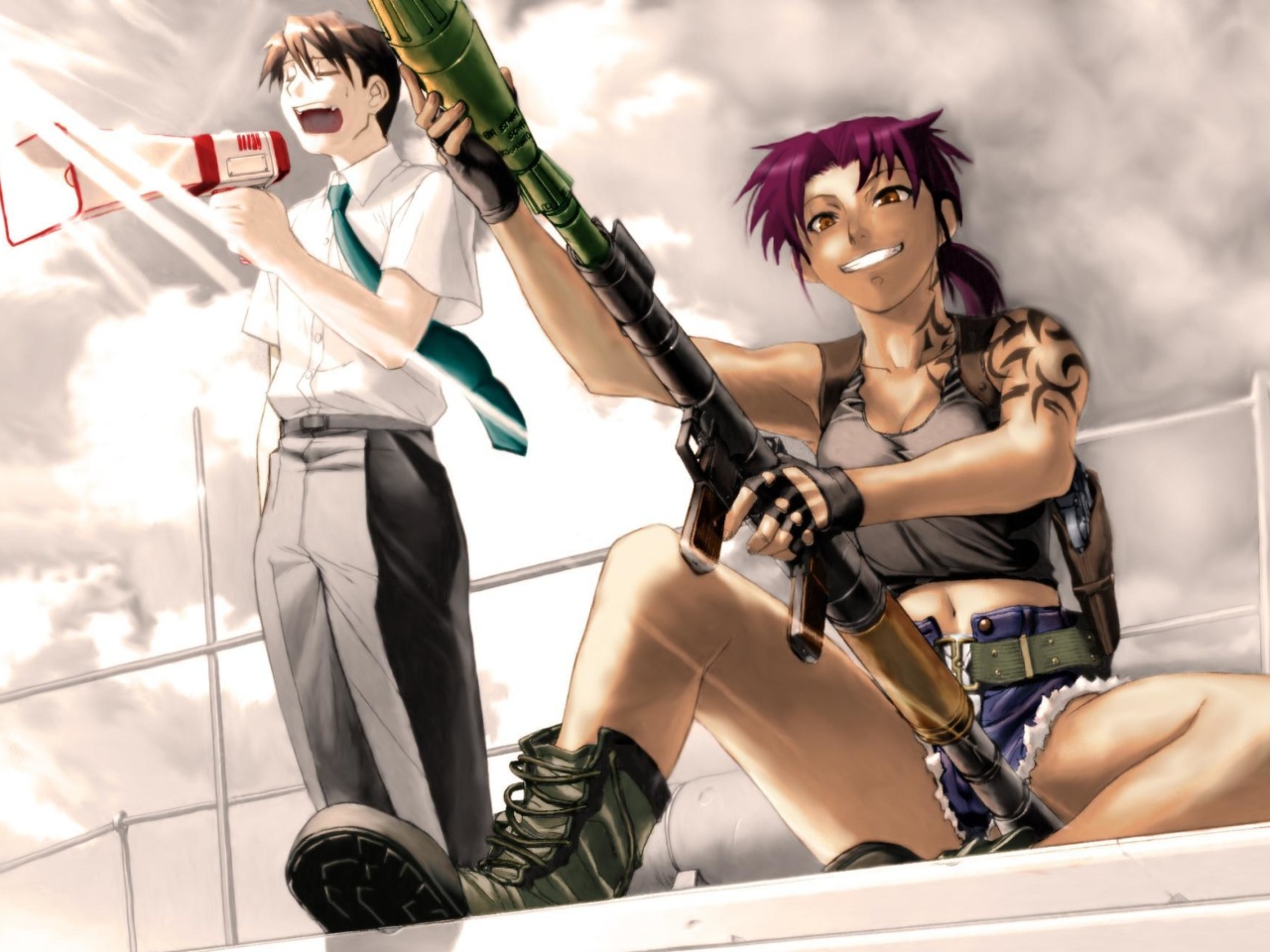 Screenshot №1 pro téma Black Lagoon Anime 1280x960