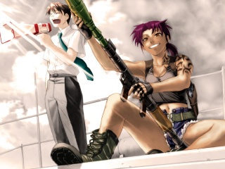 Fondo de pantalla Black Lagoon Anime 320x240