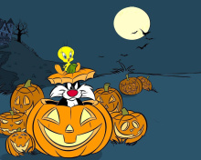 Sfondi Looney Tunes Halloween 220x176