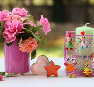 Pink Bouquet - Obrázkek zdarma pro Samsung Breeze B209