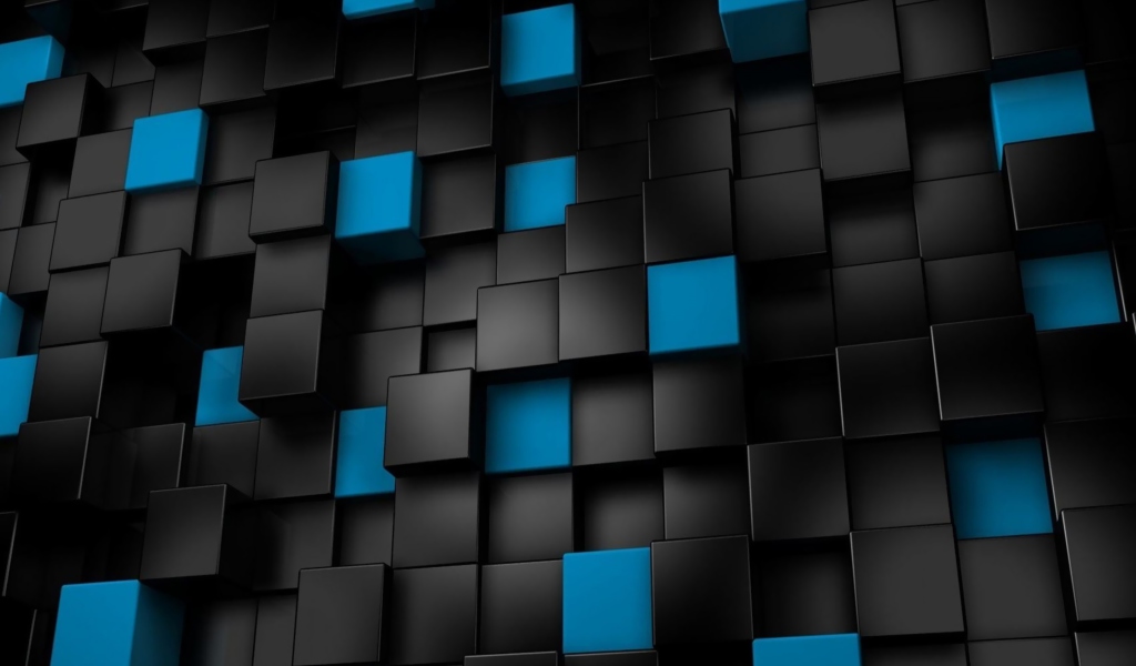 Das Cube Abstract Wallpaper 1024x600