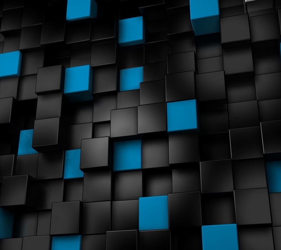 Das Cube Abstract Wallpaper 960x854