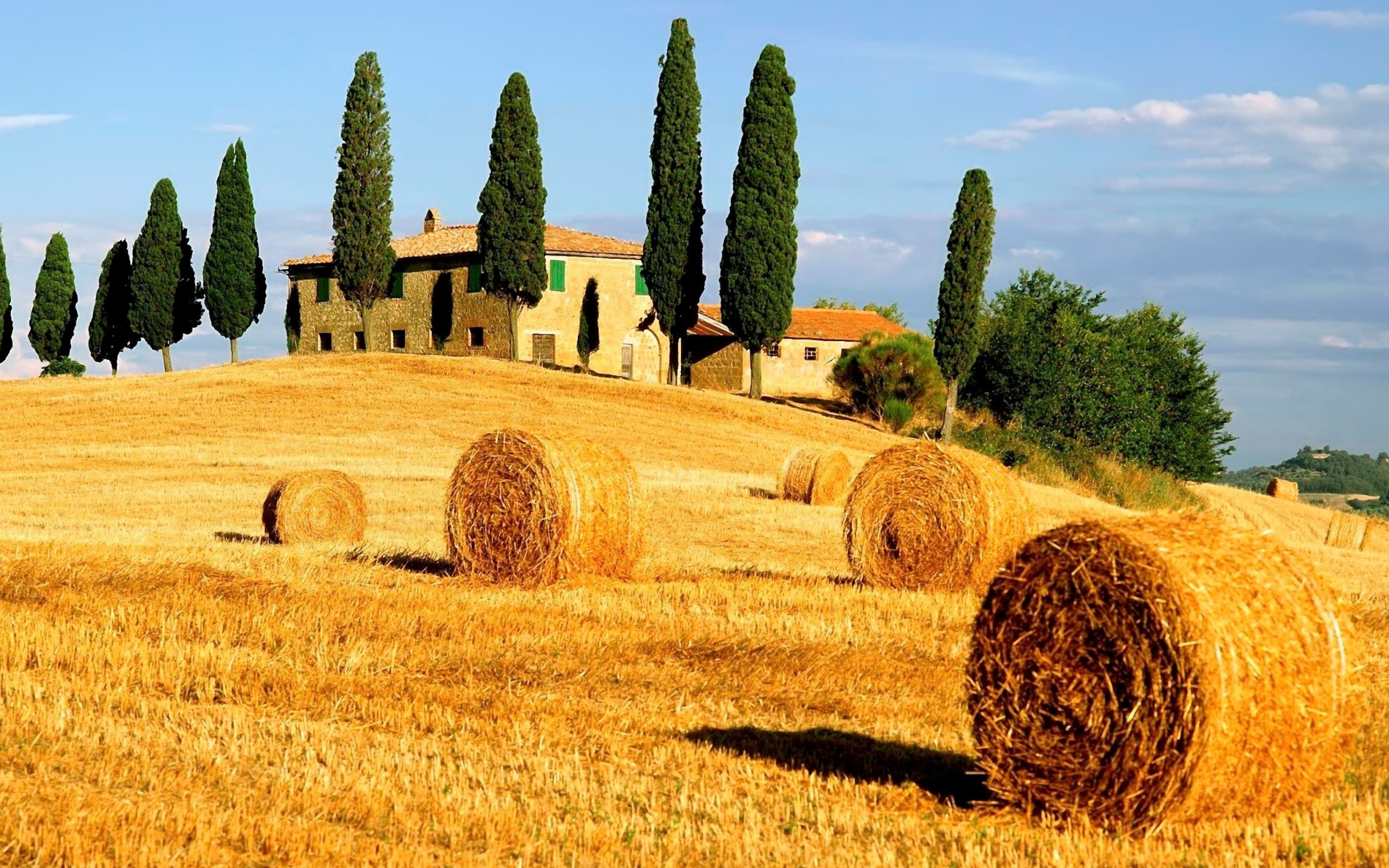 Sfondi Haystack in Italy 2560x1600