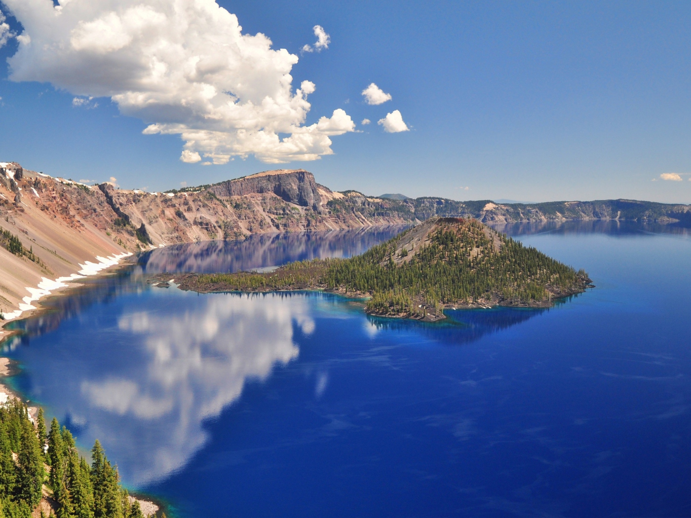 Fondo de pantalla Crater Lake 1400x1050