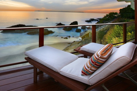 Sfondi Sunset Relax in Spa Hotel 480x320