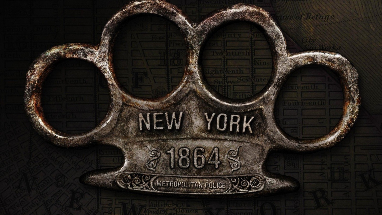 Das New York Police Knuckles Wallpaper 1600x900