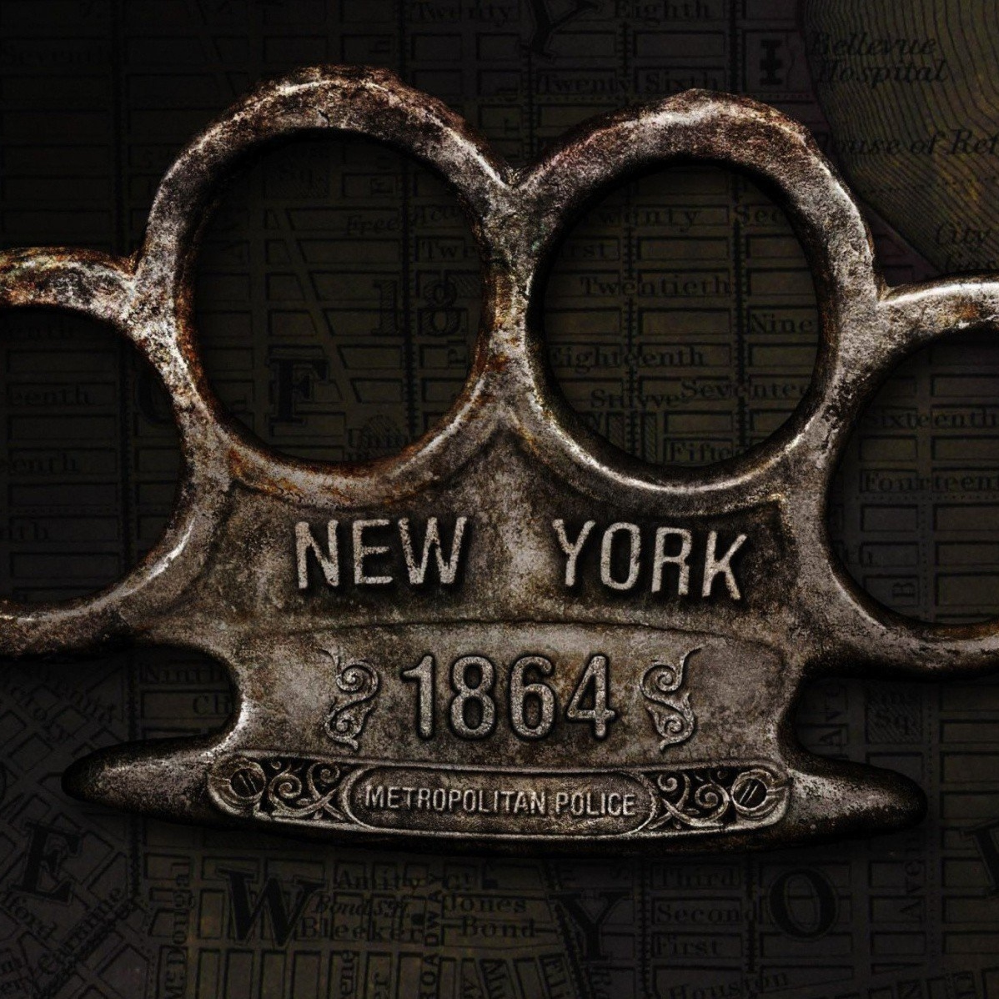 Das New York Police Knuckles Wallpaper 2048x2048