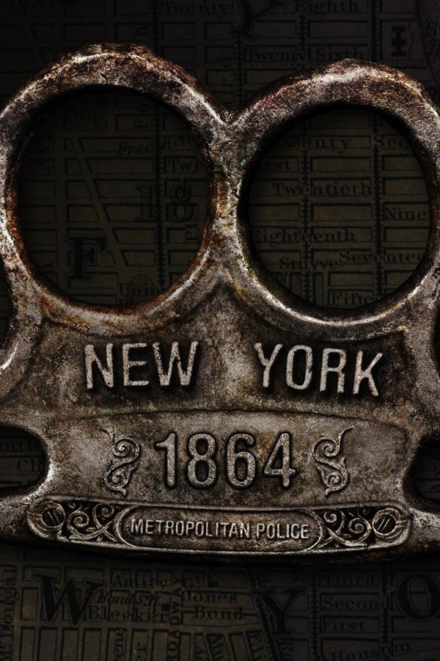 New York Police Knuckles wallpaper 640x960