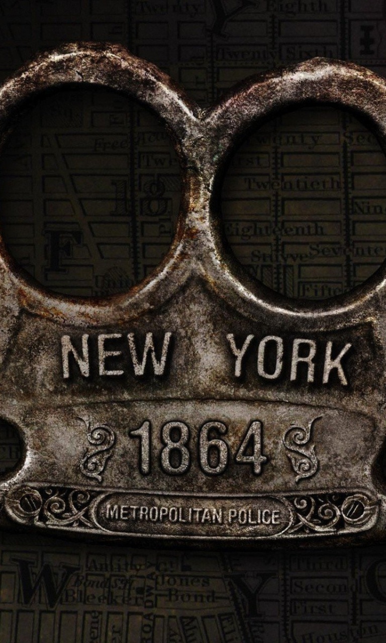 Fondo de pantalla New York Police Knuckles 768x1280