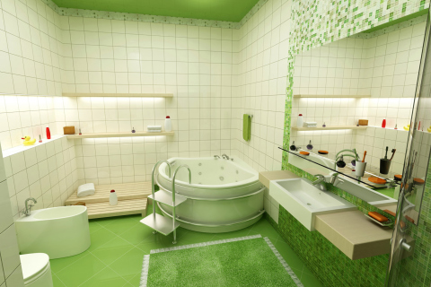 Screenshot №1 pro téma Bathroom Interior Design 480x320