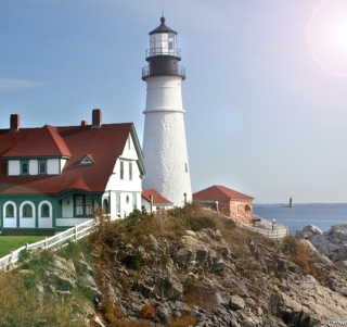 Fort Williams Lighthouse sfondi gratuiti per Samsung Breeze B209