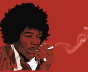 Das Jimi Hendrix Wallpaper 176x144