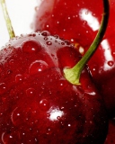 Das Deliciour Cherries Wallpaper 128x160