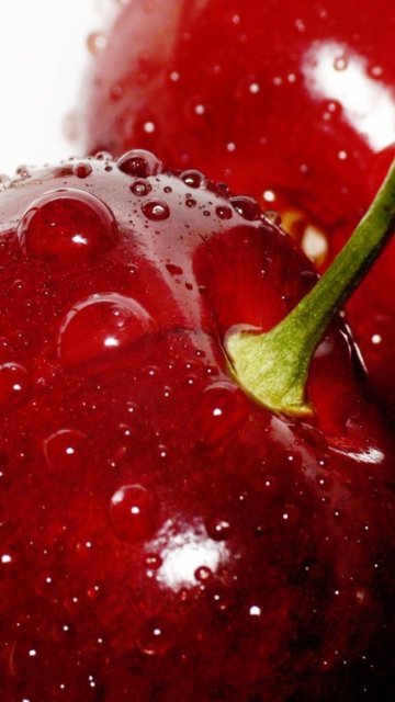 Deliciour Cherries wallpaper 360x640