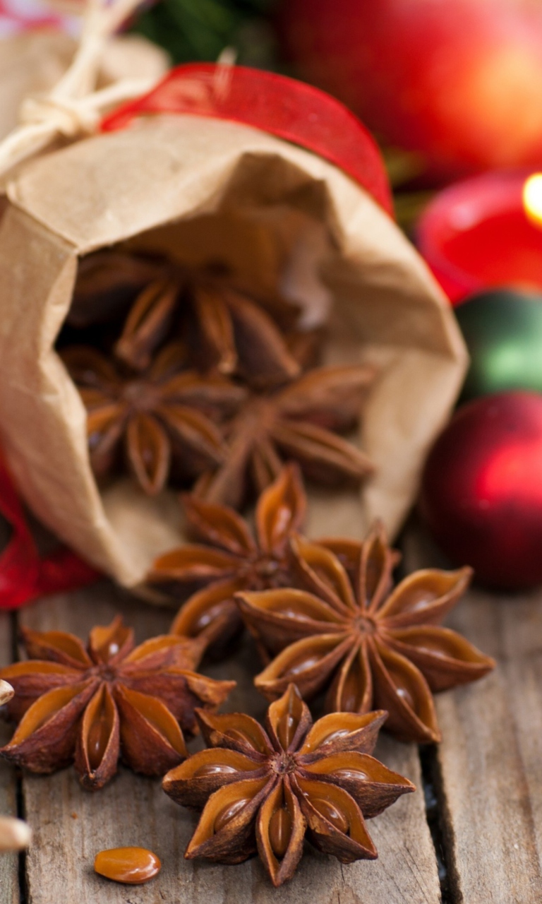 Anise Stars wallpaper 768x1280