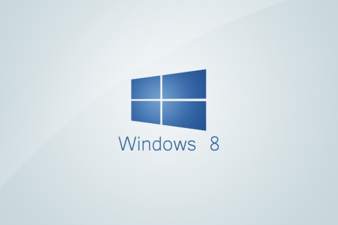 Обои Windows 8 Logo 480x320
