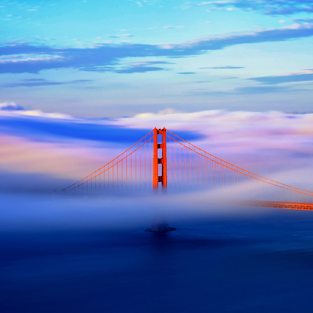 Sfondi San Francisco Golden Gate Bridge 1024x1024