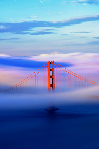 Sfondi San Francisco Golden Gate Bridge 320x480