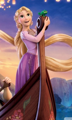 Fondo de pantalla Rapunzel 240x400
