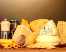 French cheese wallpaper 220x176