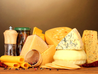 Das French cheese Wallpaper 320x240