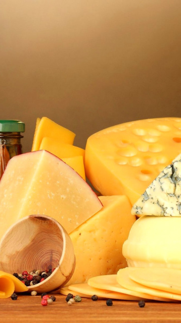 French cheese wallpaper 360x640