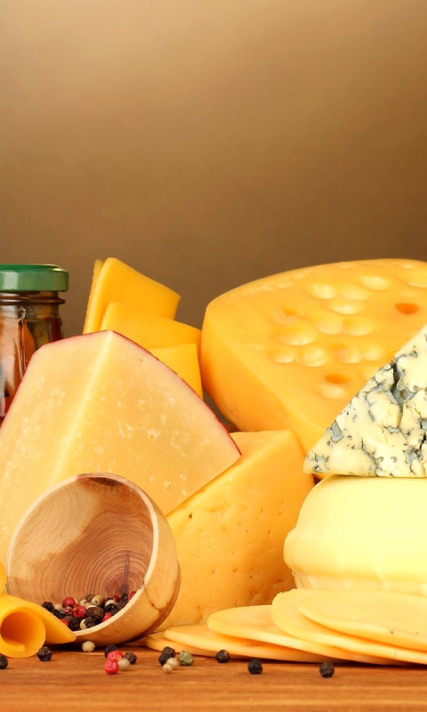 French cheese wallpaper 480x800