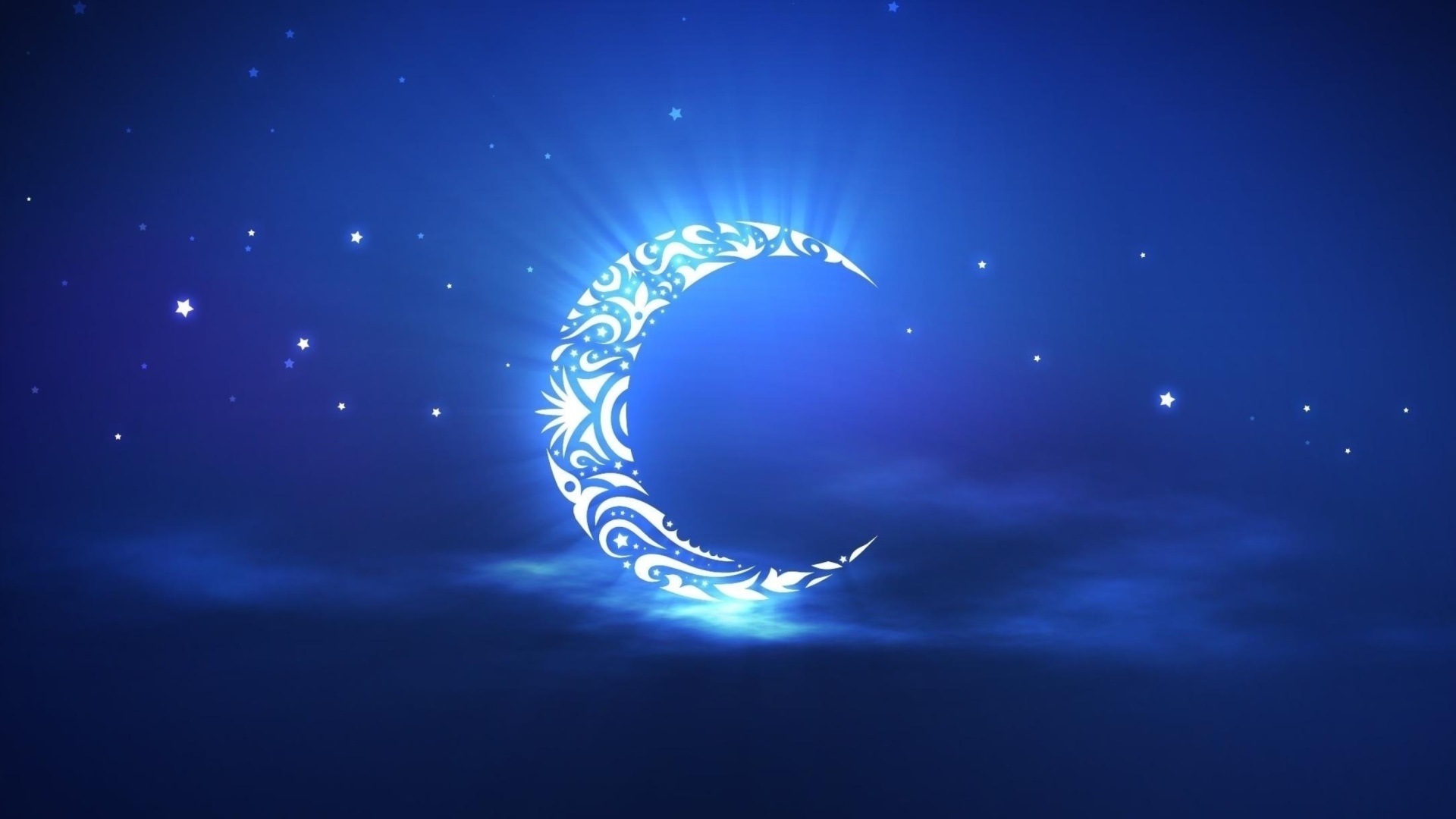 Fondo de pantalla Islamic Moon Ramadan Wallpaper 1920x1080
