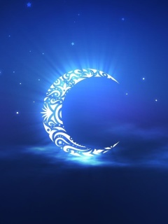 Fondo de pantalla Islamic Moon Ramadan Wallpaper 240x320