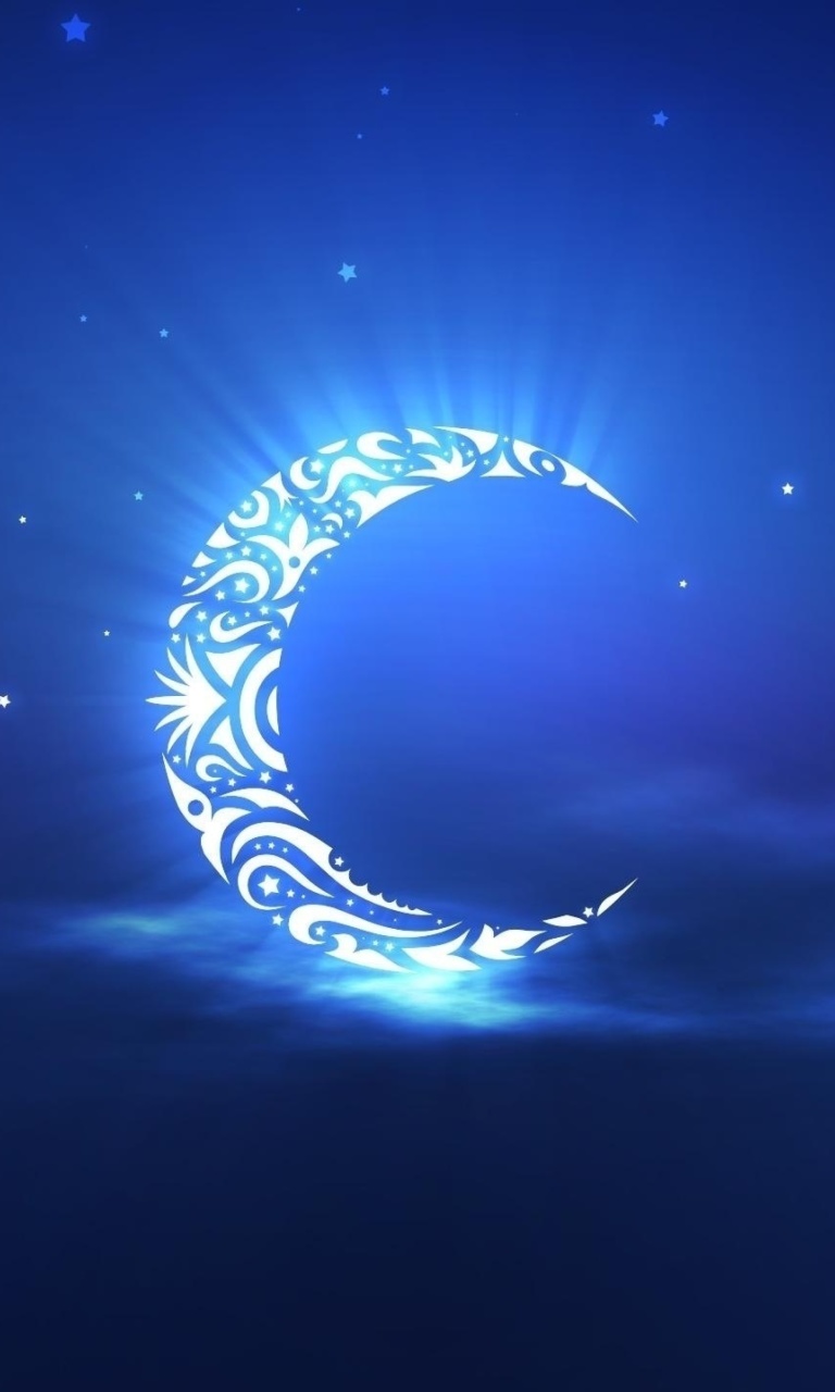 Обои Islamic Moon Ramadan Wallpaper 768x1280