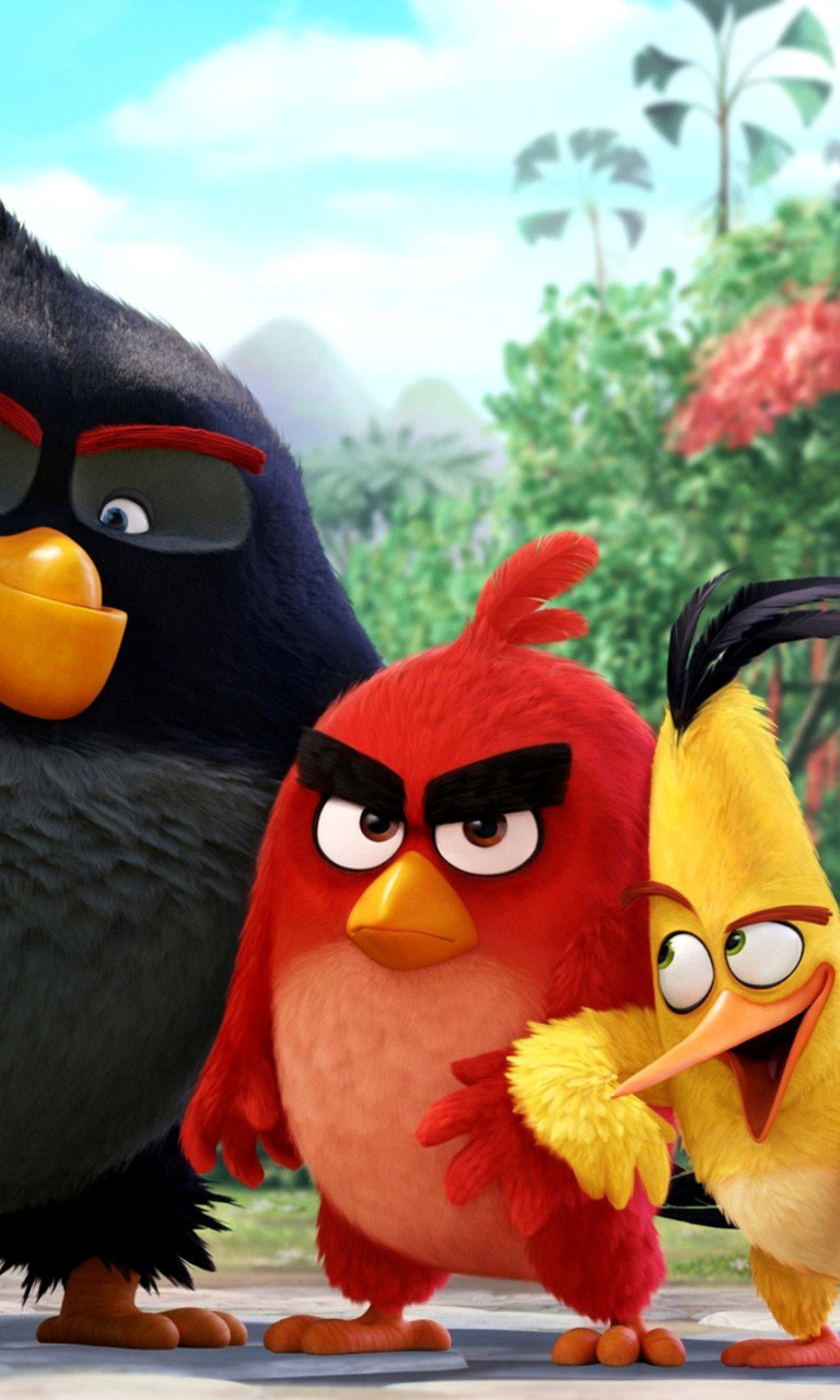 Обои The Angry Birds Comedy Movie 2016 768x1280