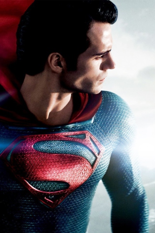 Das 2013 Man Of Steel Movie Wallpaper 320x480