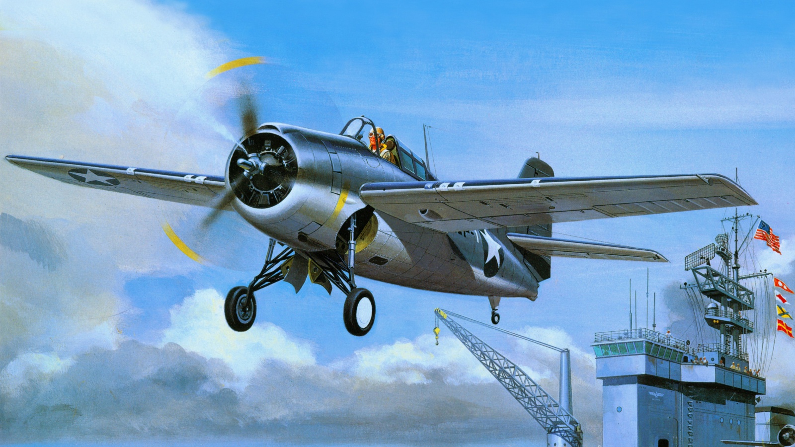 Fondo de pantalla Grumman F4F Wildcat 1600x900