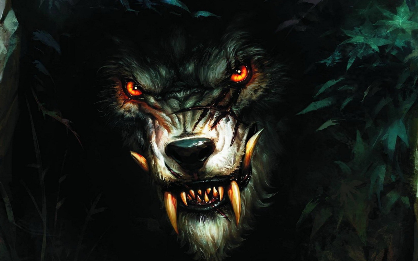 Das Werewolf Artwork Wallpaper 1440x900