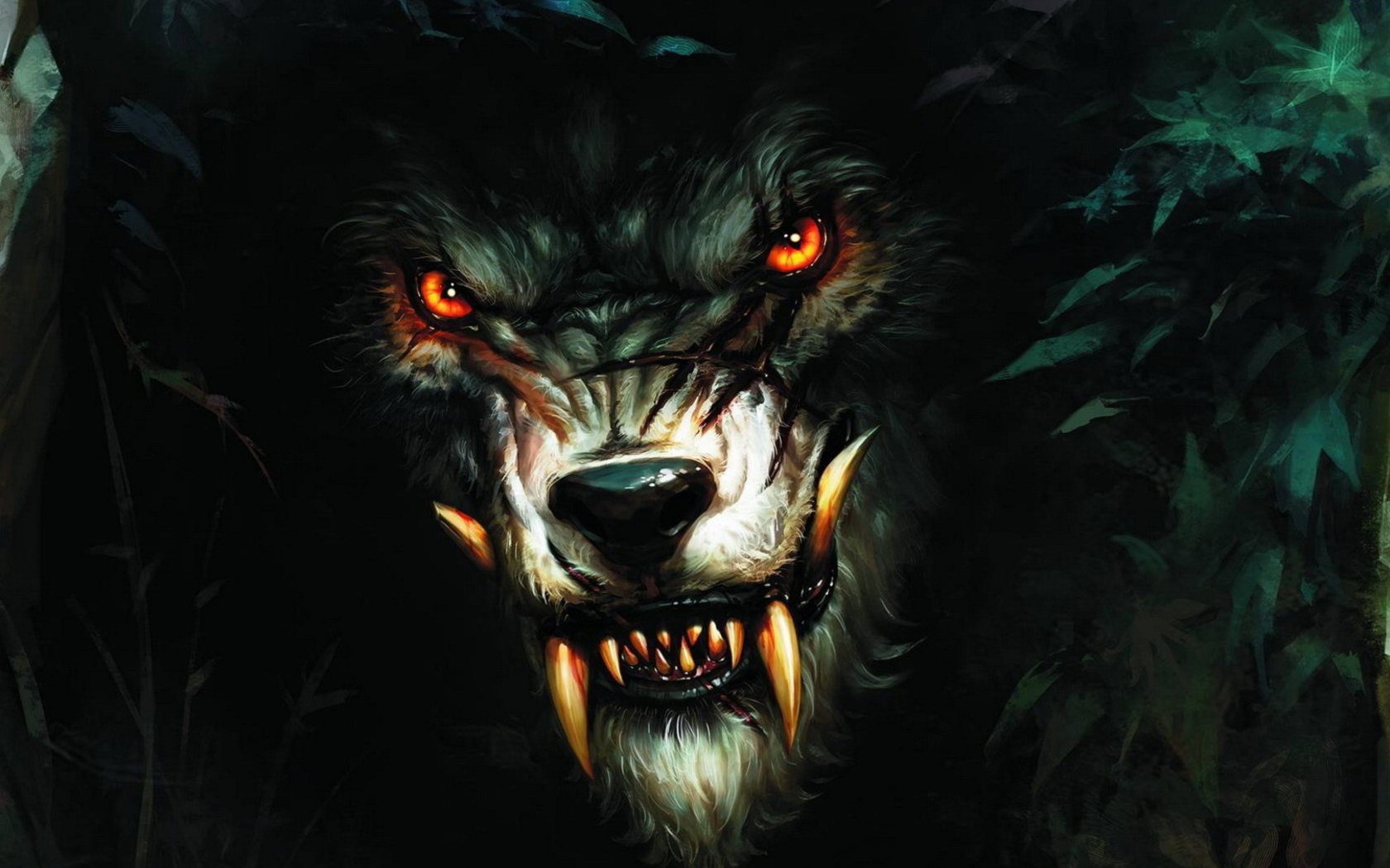 Обои Werewolf Artwork 1680x1050