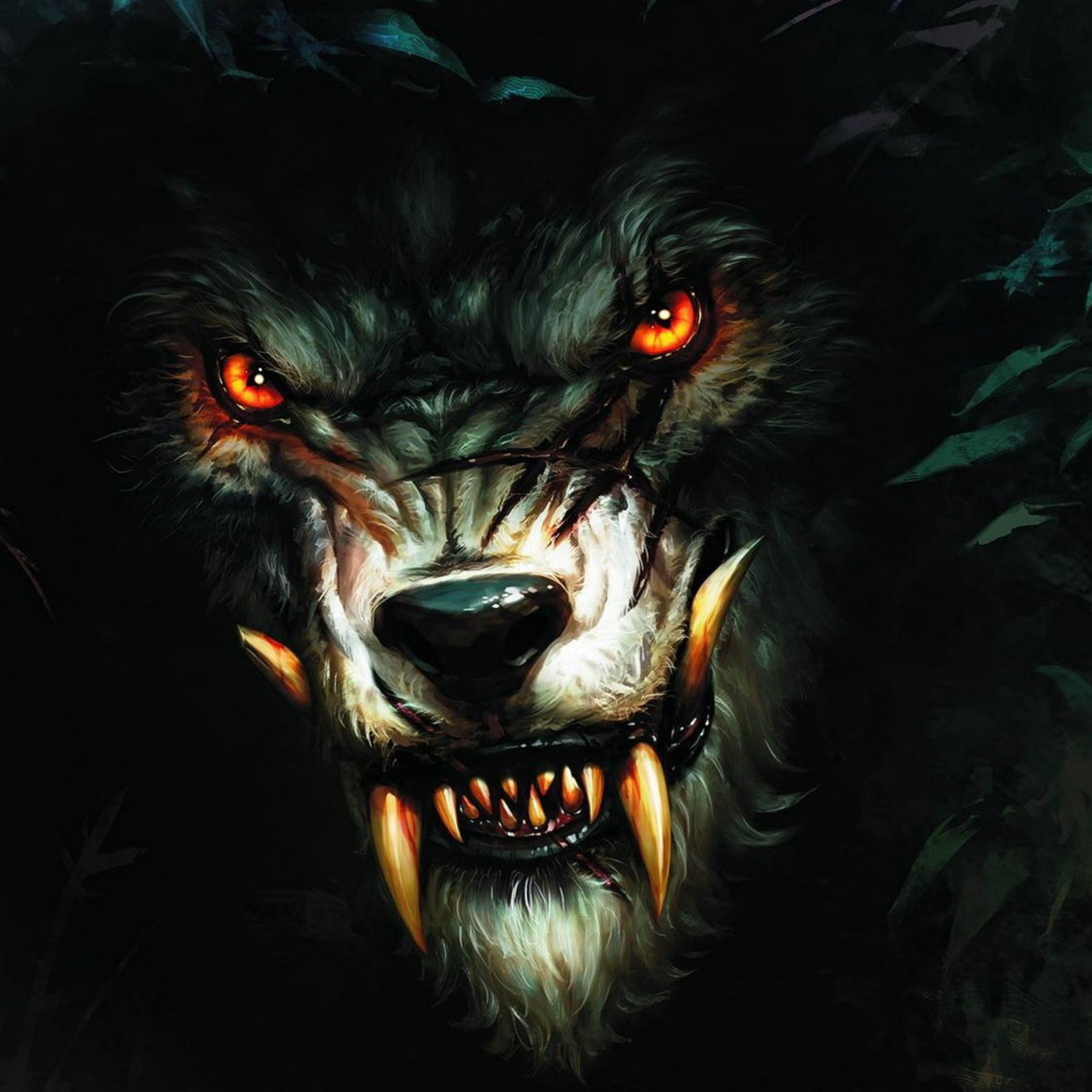 Обои Werewolf Artwork 2048x2048