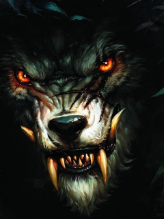 Обои Werewolf Artwork 240x320