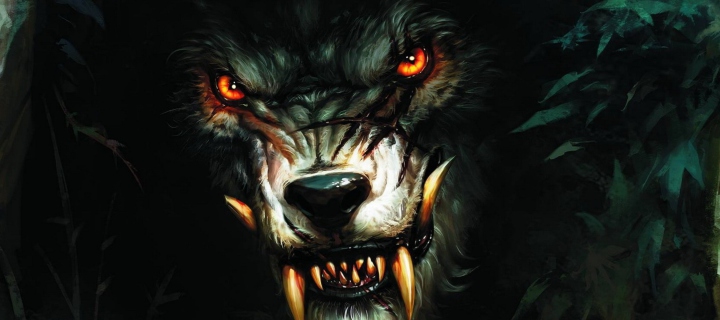 Fondo de pantalla Werewolf Artwork 720x320