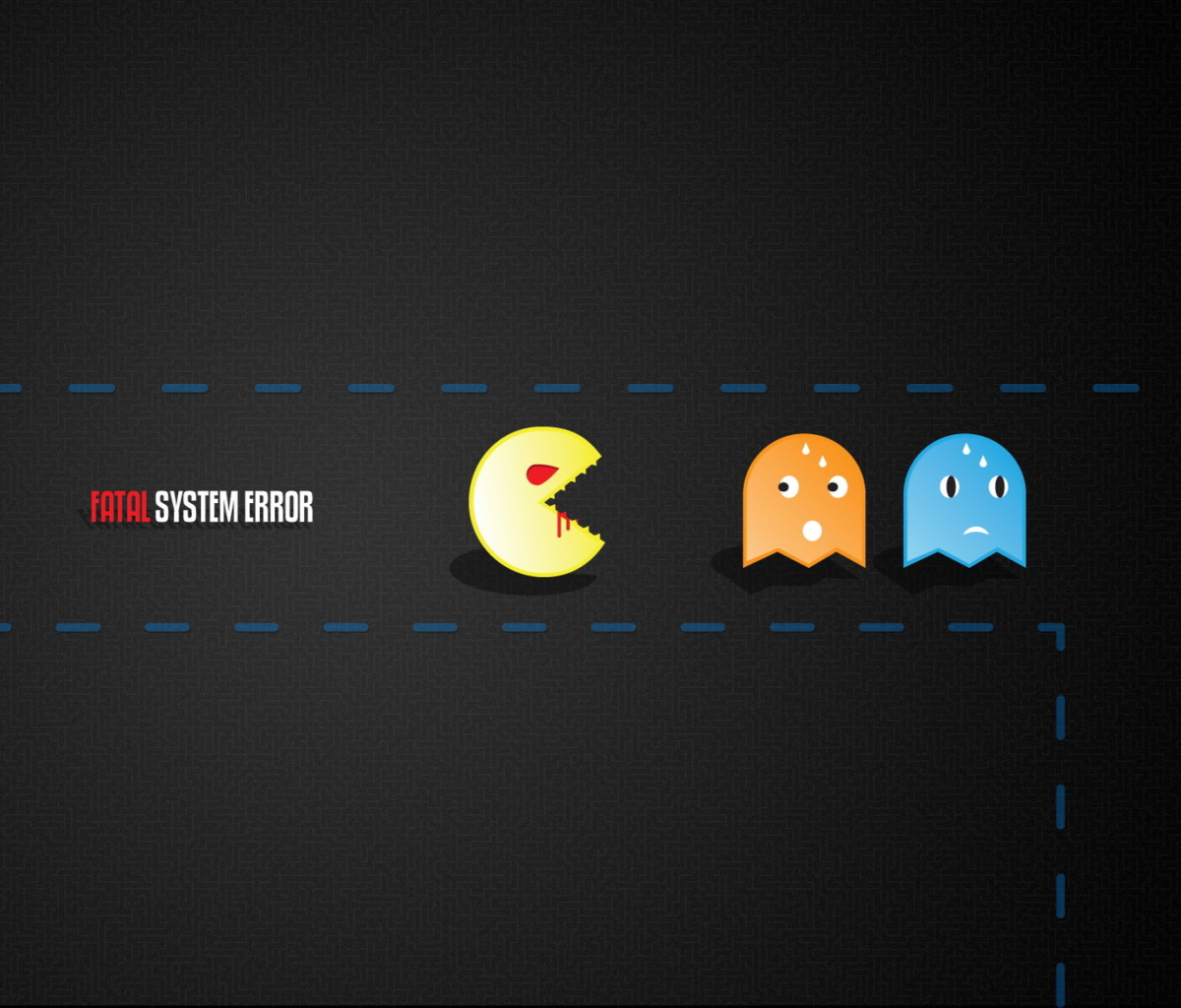 Screenshot №1 pro téma Pacman Yum-Yum 1200x1024