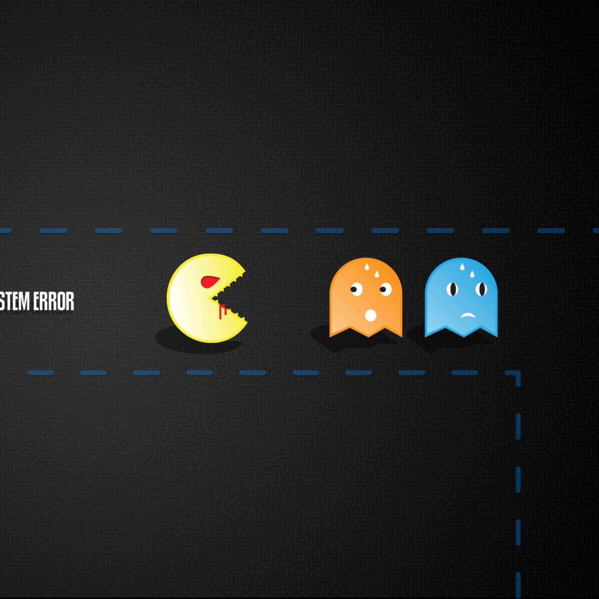 Das Pacman Yum-Yum Wallpaper 2048x2048