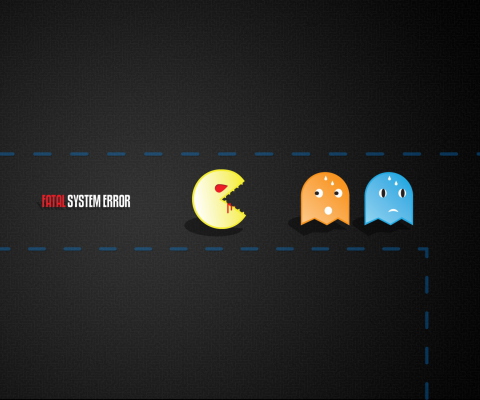 Screenshot №1 pro téma Pacman Yum-Yum 480x400