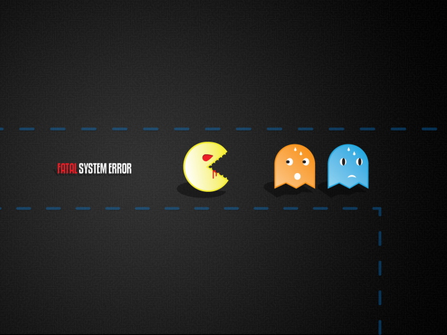 Screenshot №1 pro téma Pacman Yum-Yum 640x480