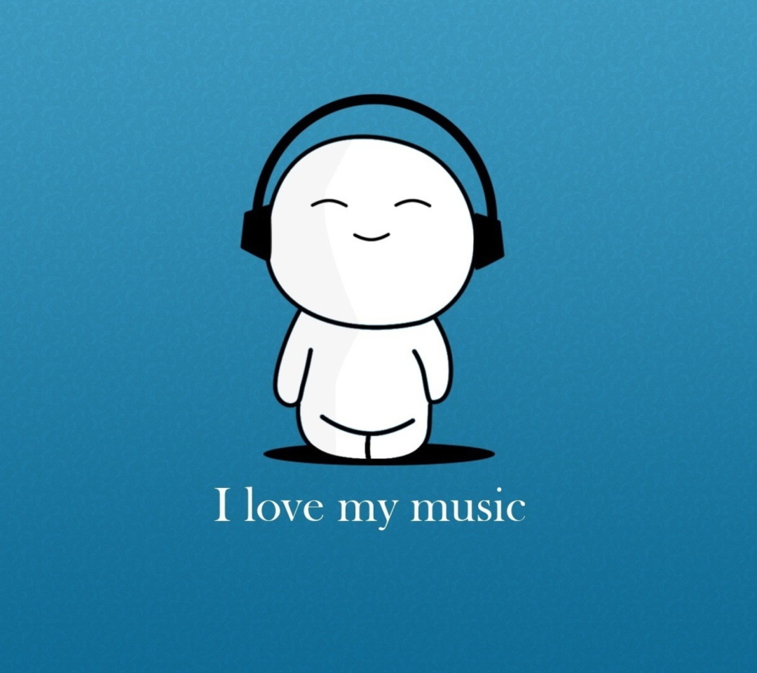 Das I Love My Music Wallpaper 1080x960