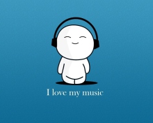 Обои I Love My Music 220x176