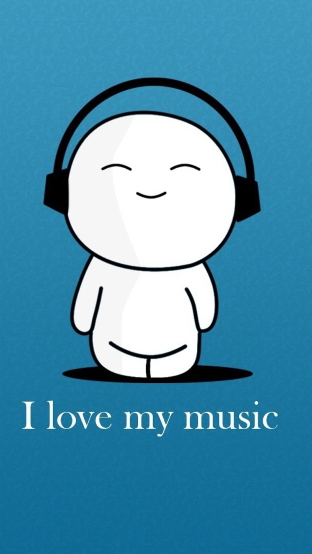 Sfondi I Love My Music 640x1136
