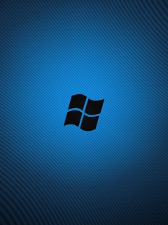 Fondo de pantalla Windows Blue Logo 240x320